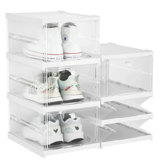 Collapsible Shoe Box Organizer